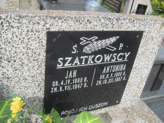  Szatkowski 1883 Nowy Korczyn - Grobonet - Wyszukiwarka osób pochowanych