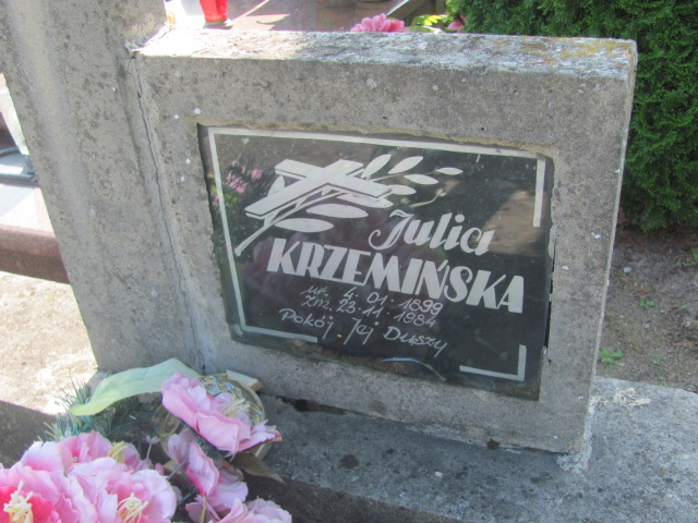 Julia Krzemińska 1899 Nowy Korczyn - Grobonet - Wyszukiwarka osób pochowanych