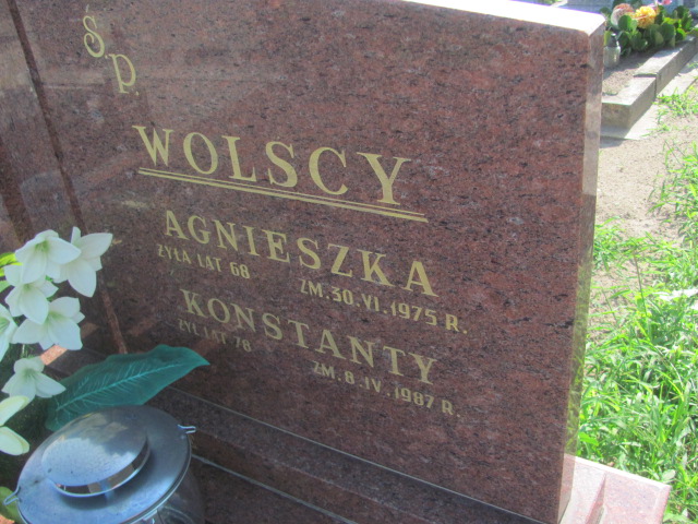 Agnieszka Wolska Nowy Korczyn - Grobonet - Wyszukiwarka osób pochowanych