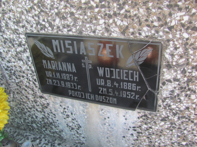 Wojciech Misiaszek 1886 Nowy Korczyn - Grobonet - Wyszukiwarka osób pochowanych