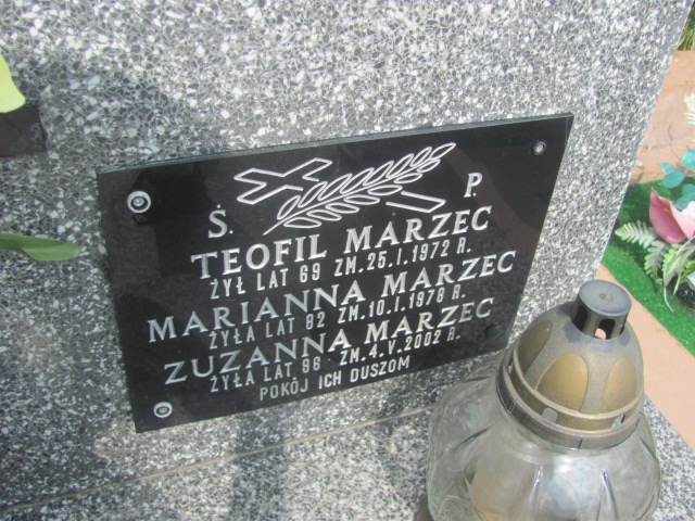 Marianna Marzec Nowy Korczyn - Grobonet - Wyszukiwarka osób pochowanych