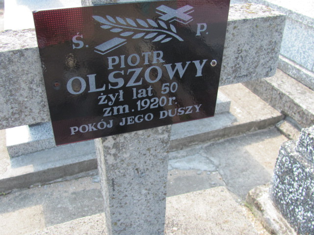 Piotr Olszowy Nowy Korczyn - Grobonet - Wyszukiwarka osób pochowanych