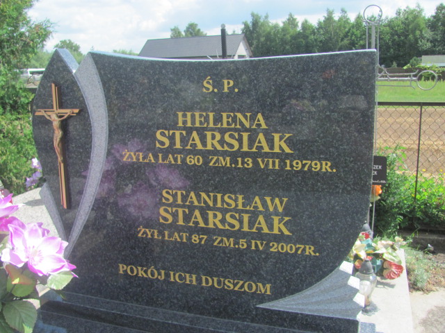 Stanisław Starsiak Nowy Korczyn - Grobonet - Wyszukiwarka osób pochowanych