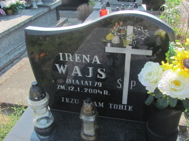 Irena Wajs  Nowy Korczyn - Grobonet - Wyszukiwarka osób pochowanych