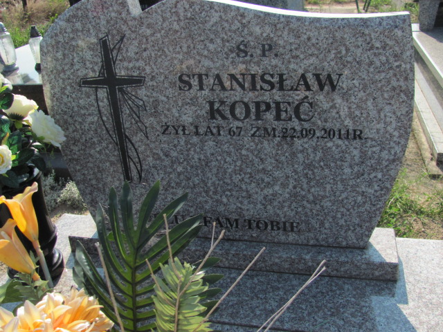 Grób Stanisław Kopeć