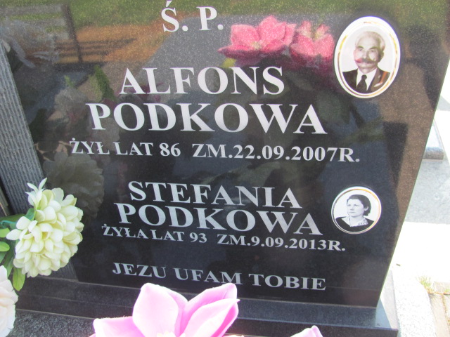 Grób Alfons Podkowa